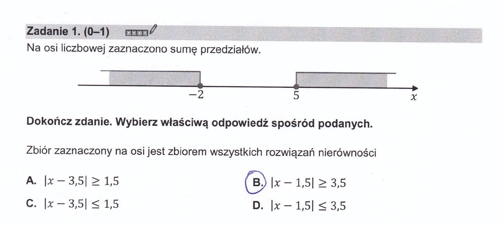 matura 2023 matematyka odpowiedzi zadanie 1